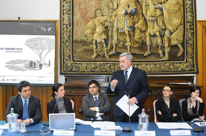 WT Ceo with President of City of Milan Guido Podesta'